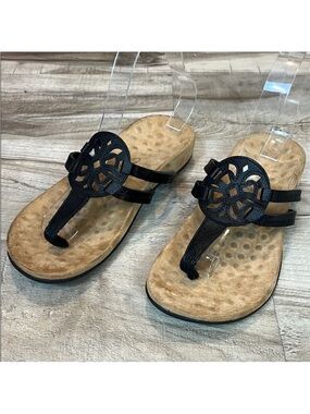 Athlefit comfort thong flip flop arch support sandal size 7.5